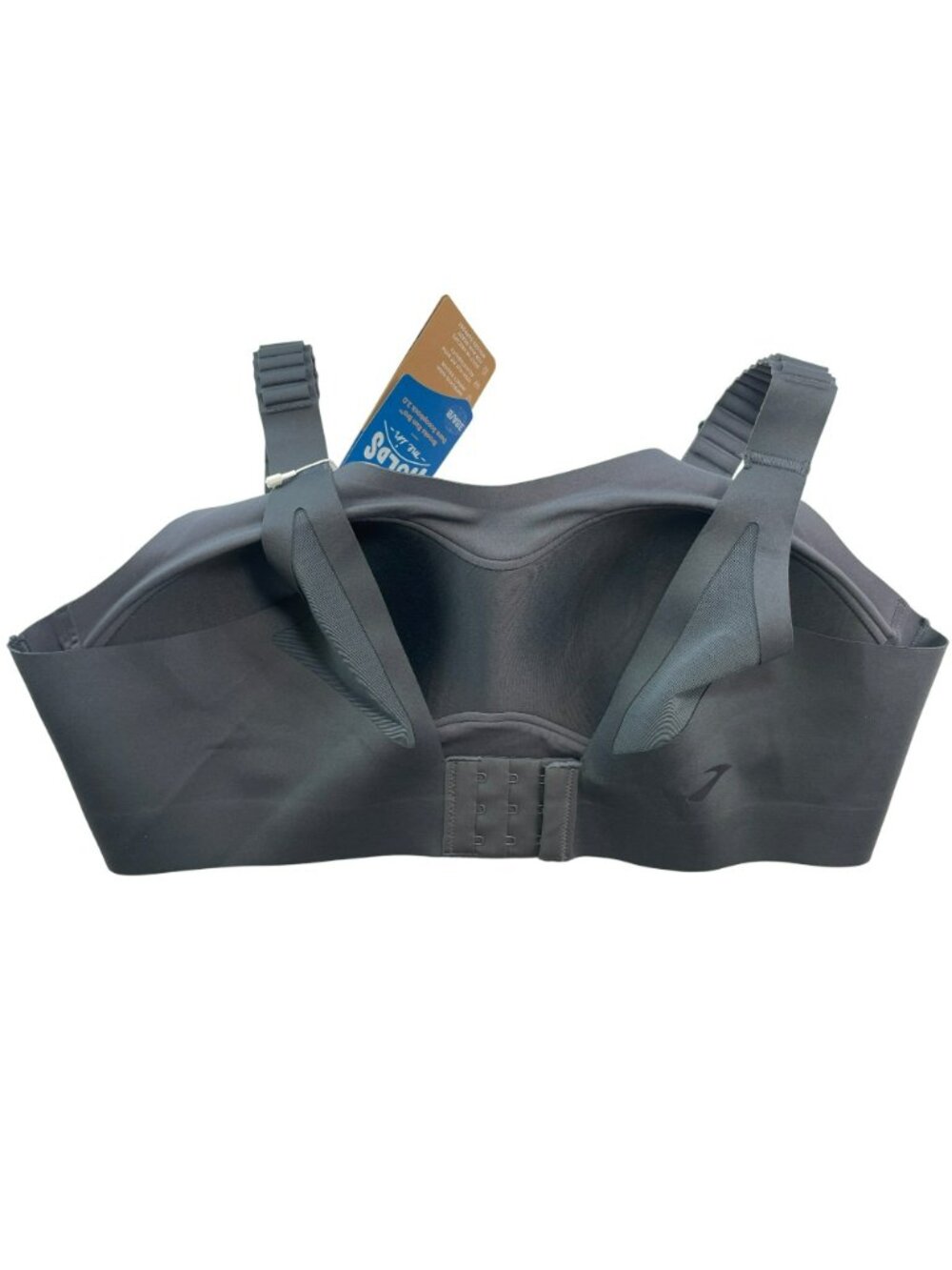 Brooks Dare Scoopback Run Bra 2.0 Asphalt Color High-Impact Molded Size 38AB NWT - Picture 2 of 8